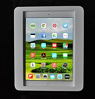 【中古】【輸入品・未使用】TABcare iPad Air 盗難防止セキュリティ ホワイト アクリル セキュリティエンクロージャ ウォールマウントキット付き