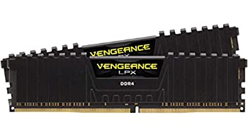 【中古】【輸入品・未使用】CORSAIR DDR4 メモリモジュール VENGEANCE LPX Series ブラック 8GB×2枚キット CMK16GX4M2B3200C16|ムジカ&フェリーチェ店