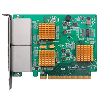 【中古】【インポート品・未当て嵌める】HighPoint RocketRAID 2744 16-Port PCI-Express 2.0 x16 SAS/SATA RAID Controller by High Point [並行輸入品]