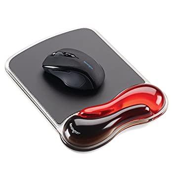 【中古】【輸入品・未使用】Kensington Duo Gel Mouse Pad with Wrist Rest - Red (K62402AM) [並行輸入品]