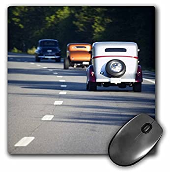 【中古】【輸入品・未使用】3dRose LLC 8 X 8 X 0.25 Inches Maine. Classic Cars Traveling on Highway Jaynes Gallery Mouse Pad (mp_90559_1) [並行輸入品]画像