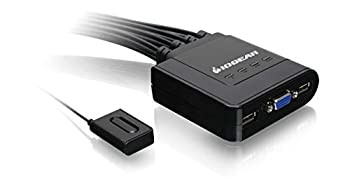 【中古】【輸入品・未使用】IOGEAR 4-Port USB Cable KVM Switch GCS24U (Black) [並行輸入品]