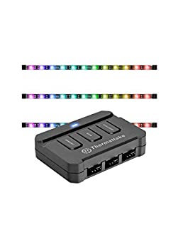 【中古】【輸入品・未使用】Thermaltake LUMI Color 256C 3-Pack RGB Magnetic LED Strip Control Pack AC-037-LN1NAN-A1 [並行輸入品]