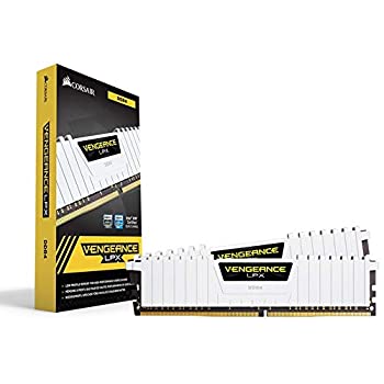 【中古】【インポート品・未当てはめる】コルセア CMK16GX4M2B3000C15W DDR4 3000MHz 8GBx2 288pin DIMM Unbuffered 15-17-17-35 Vengeance LPX White Heat spreader