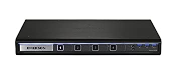 【中古】【インポート品・未当て嵌める】Emerson Network Power Avocent 4-Port DVI-I Standard Desktop KVM Switch (SV240-001) [並行輸入品]