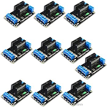 【中古】【輸入品・未使用】Rasbee 10個 2チャンネル固体リレーボード DC5V 2ウェイリレーモジュール UNO Duemilanove MEGA 並行輸入品