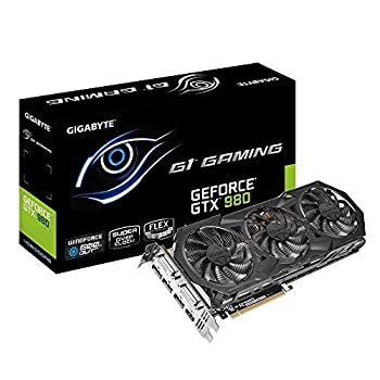 【中古】【インポート品・未当てはめる】Gigabyte GV-N980G1 GAMING-4GD G1 Gaming%ｶﾝﾏ% GeForce GTX 980%ｶﾝﾏ% 4GB GDDR5 PCiE Video Graphics Card [並行輸入品]