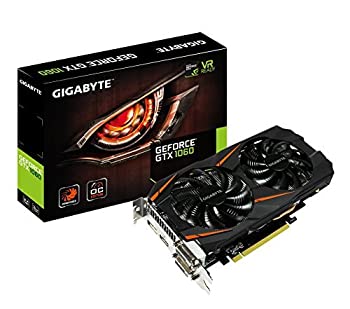 【中古】【インポート品・未当てはめる】Gigabyte GeForce GTX 1060 Windforce OC 3GB GDDR5 Graphics Card (GV-N1060WF2OC-3GD) [並行輸入品]