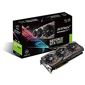 【中古】【インポート品・未当てはめる】ASUS GeForce GTX 1080 8GB ROG STRIX Graphics Card (STRIX-GTX1080-A8G-GAMING) [並行輸入品]
