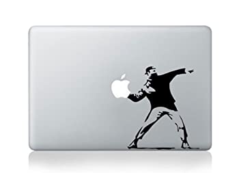 【中古】【輸入品・未使用】- Molotov Guy Throwing Apple - バンクシー Macbook13対応 ステッカー B42 [並行輸入品]