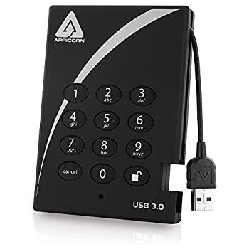【中古】【輸入品・未使用】Apricorn Aegis Padlock 4 TB USB 3.0 SSD 256-Bit Encrypted (A25-3PL256-S4000) [並行輸入品]