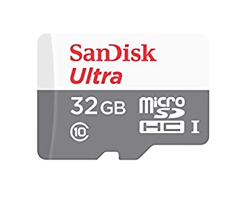 【中古】【輸入品・未使用】SanDisk microSDHC ULTRA 32GB 80MB/s SDSQUNS-032G Class10 サンディスク [並行輸入品]