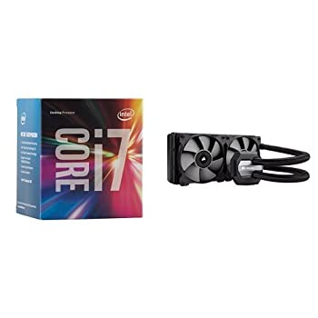 【中古】【輸入品・未使用】Intel Boxed Core I7-6700 FC-LGA14C 3.40 GHz 8 M Processor Cache 4 LGA 1151 BX80662I76700 & Corsair Hydro Series Liquid CPU Cooler B