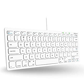 【中古】【インポート品・未当て嵌める】Macally USB有線パウダーコンパクト鍵盤|マウサースモール＆か細い絵図面 Apple Mac Mini/iMac勉強机いの一番、MacBook Pro/Air一回りいの一番、およ キーボード-マウス・キーボード・入力機器-パソコン・周辺機器