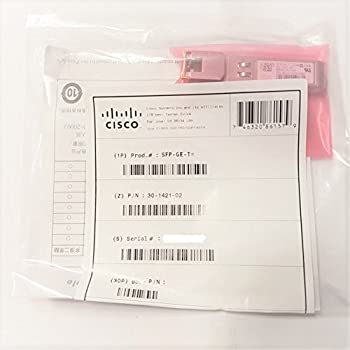 【中古】【輸入品・未使用】[(シスコ) CISCO] [SFP-GE-T\u003d Gigabit Ethernet SFP Transceiver MODULE ギガビットイーサネットSFPトランシーバモジュール ] (並行輸入品)