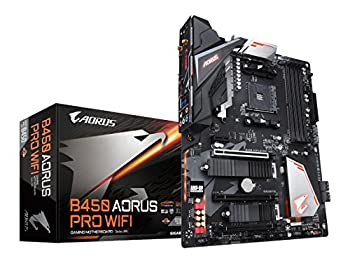 【中古】【輸入品・未使用】GIGABYTE B450 AORUS PRO WIFI ATX マザーボード [AMD B450チップセット搭載] MB4533