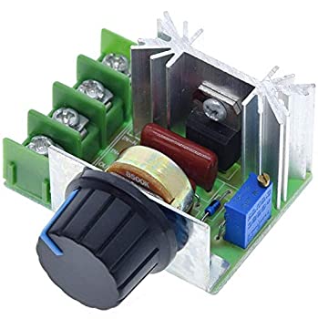 【中古】【輸入品・未使用】Rasbee 2000W サイリスタ ハイパワー電子レギュレーター 調光ライト スピード温度監視 SCR 並行輸入品