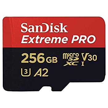 【中古】【輸入品・未使用】microSDXC 256GB SanDisk サンディスク Extreme PRO UHS-1 U3 V30 4K Ultra HD A2対応 SDアダプター付 [並行輸入品] 11,914円