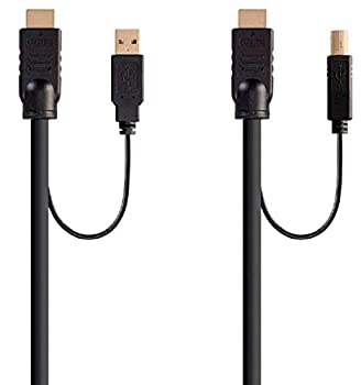 【中古】【輸入品・未使用】Monoprice HDMI USB コンボケーブル - 10フィート 4K@60Hz 高ダイナミックレンジ (HDR) KVMスイッチ用 - スイッチシリーズ