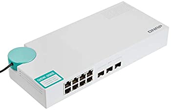 【中古】【インポート品・未当てはめる】QNAP(キューナップ） 10GbE取り替えっこ 3界面 10G SFP+（衣料繊維）および1G/100M RJ-45 8界面 QSW-308S