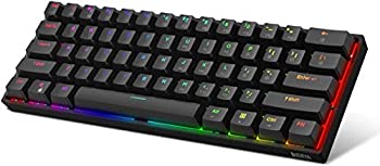 【中古】【輸入品・未使用】DIERYA DK61E 60%メカニカルゲームキーボード RGBバックライト有線PBTキーボード 防水 Type-C ミニ コンパクト 61キー コンピューターキーボード