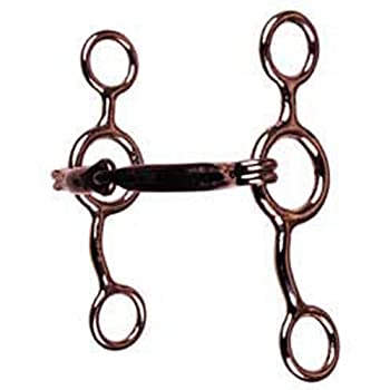 【中古】【インポート品・未当て嵌める】Reinsman Jr Cowhorse Smooth Sweet Iron Snaffle Bit