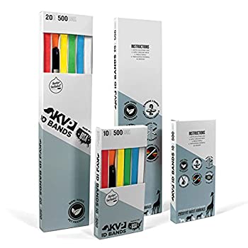 【中古】【輸入品・未使用】KVP Pet 500 Count ID Bands%カンマ% 20%カンマ% White by KVP|ムジカ&フェリーチェ店