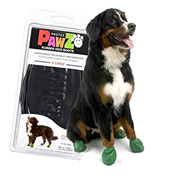 【中古】【インポート品・未当て嵌める】ポウズ (PAWZ) ラバードッグブーツ 黒いこと XL