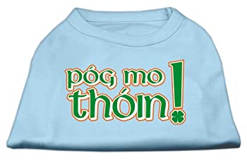 【中古】【輸入品・未使用】Mirage Pet Products 51-63 XLBBL Pog Mo Thoin Screen Print Shirt Baby Blue XL - 16|ムジカ&フェリーチェ店