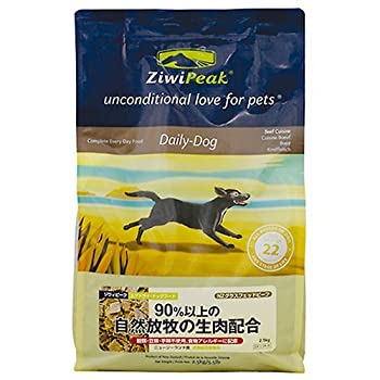 【中古】【輸入品・未使用】ZiwiPeak（ジウィピーク） エアドライ・ドッグフード NZグラスフェッド・ビーフ 2.5kg