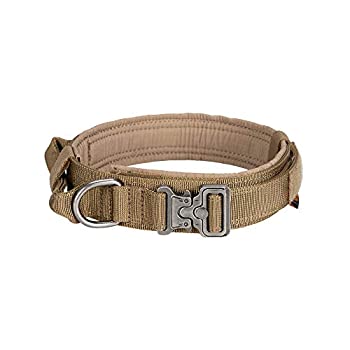 【中古】【輸入品・未使用】EXCELLENT ELITE SPANKER 犬 首輪 大型 ナイロン製 首輪 犬 軍事訓練用 犬首輪中型犬 調整可能 犬くびわ中型 散歩 ペット用品（ブラウンーM）｜ムジカ＆フェリーチェ店