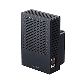 【中古】【輸入品・未使用】エレコム WiFi 無線LAN 中継器 11ac 867+300Mbps 離れ家モード搭載 ハイパワータイプ ブラック WTC-C1167GC-B