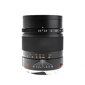 【中古】【輸入品・未使用】Leica 90mm f/2.5 SUMMARIT-M 望遠マニュアルフォーカスレンズ Mシステム用 ブラック - USA