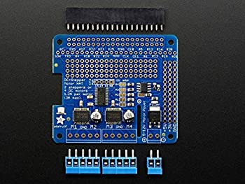【中古】【輸入品・未使用】Adafruit DC & ステッピングモーター Raspberry Pi用HAT - ミニキット
