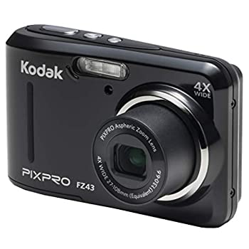 【中古】【インポート品・未当て嵌める】Kodak PIXPRO Friendly Zoom FZ43 16 MP Digital Camera with 4X Optical Zoom and 2.7 LCD Screen (Black) by Kodak