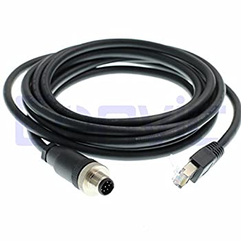 【中古】【輸入品・未使用】Eonvic M12 - RJ45 8ピンオス ギガビットコネックス 工業用カメラハイフレックスケーブル