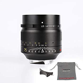 【中古】【輸入品・未使用】7artisans 75mm F1.25 固定ミラーレスカメラレンズ Leica M-M Leica M240 Leica M3 Leica M6 Leica M7 Leica M8 Leica M9 Leica M9p Leica M10 (