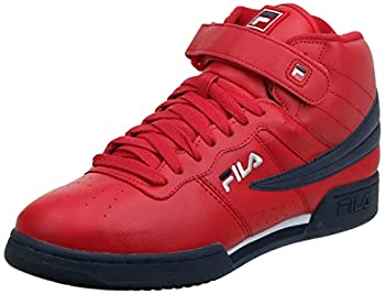 【中古】【インポート品・未当てはめる】Fila メンズ F-13v Lea/syn 流行り物スニーカー US 大いさ: 11.5 色合い: 赤いこと