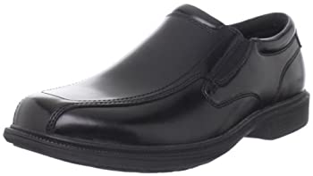 【中古】【輸入品・未使用】Nunn Bush Men's Bleeker Street Slip On Loafer with KORE Slip Resistant Comfort Technology%ｶﾝﾏ% Black%ｶﾝﾏ% 12 Medium US