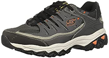 【中古】【輸入品・未使用】Skechers Sport Men's Afterburn Memory Foam Lace-Up Sneaker%ｶﾝﾏ% Charcoal%ｶﾝﾏ% 7 M US