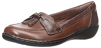 【中古】【インポート品・未当て嵌める】Clarks レディース Ashland Bubble スリッポン US 大いさ: 8.5 W US 色合い: 赤銅色 レディース靴-靴