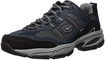 【中古】【輸入品・未使用】Skechers Sport Men's Vigor 2.0 Trait Memory Foam Sneaker%カンマ% Navy/Grey%カンマ% 8.5 XW US|ムジカ&フェリーチェ店