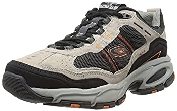 【中古】【インポート品・未当て嵌める】Skechers Sport Men\u0027s Vigor 2.0 Trait Memory Foam Sneaker%ｶﾝﾏ% Taupe/Black%ｶﾝﾏ% 13 XW US