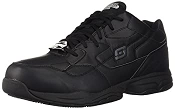 【中古】【インポート品・未当て嵌める】Skechers for Work メンズ フェルトン 上滑り打ちきり 伸び伸びする相応う 細工物シューズ%ｶﾝﾏ% 黒いこと%ｶﾝﾏ% 12 Wide