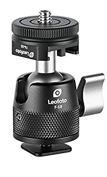 【中古】【輸入品・未使用】LEOFOTO F-19 ミニ19mm ロングネックボールヘッド コールドシュー付き / 1/4インチマウント|ムジカ&フェリーチェ店