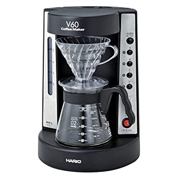 【未当て嵌める】【中古】HARIO V60 コーヒー王珈琲製造業者 2~5杯用 黒いこと EVCM-5B キッチン家電-コーヒーメーカー