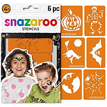 【未使用】【中古】snazaroo ステンシル ハロウィン&ホラー