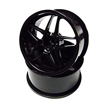 【中古-非常に良い】TOP LINE BLITZ BRW03 (ホイル幅27mm&3mmハブ対応) オフセット9 ブラック BRW-090BK