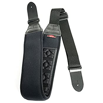 【未使用】【中古】AIR CELL ストラップ ギター/ベース用 長さ調整104~126cm パット幅7.5cm ASG70N ブラック|ムジカ&フェリーチェ店