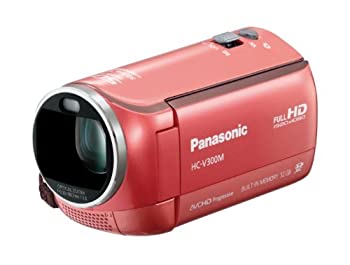 【中古-非常に良い】パナソニック デジタルハイビジョンビデオカメラ V300 内蔵メモリー32GB コーラルピンク HC-V300M-P｜ムジカ＆フェリーチェ店 14,458円